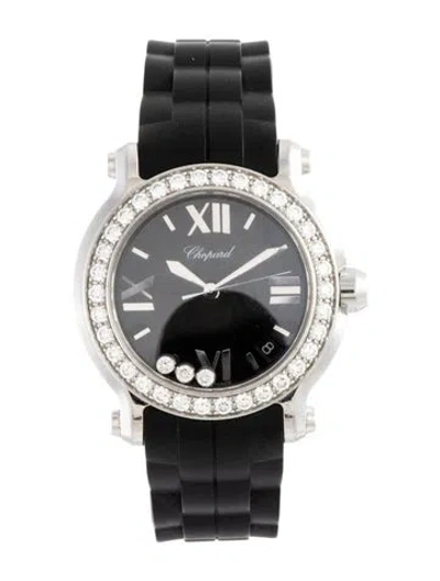 Pre-owned Chopard Happy Sport Watch, 36mm In Multicolor