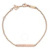 Chopard Ice Cube 18k Rose Gold 0.10 Ct Diamond Bracelet