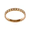 Chopard Ice Cube 18k Rose Gold 0.24 Ct Diamond Ring