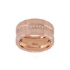 Chopard Ice Cube 18k Rose Gold Diamond Ring