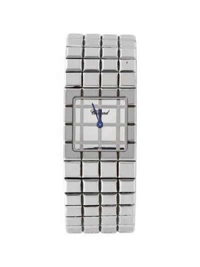 Pre-owned Chopard Ice Cube 22mm Watch In Silver