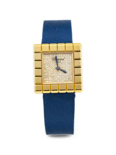 Pre-owned Chopard Ice Cube 25mm Watch In White