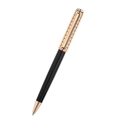 Chopard Ice Cube Ballpoint Pen In Black