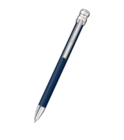 Chopard Ice Cube Ballpoint Pen In Blue