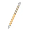 Chopard Ice Cube Ballpoint Pen In Gold