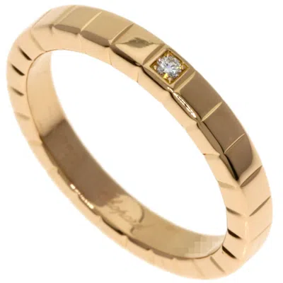 Pre-owned Chopard Ice Cube Band Ring () In Pink