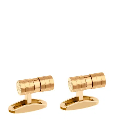 Chopard Ice Cube Cufflinks In Gold