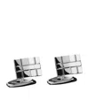 Chopard Ice Cube Cufflinks In Silver