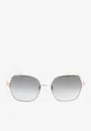 Chopard Ice Cube Hexagonal Sunglasses