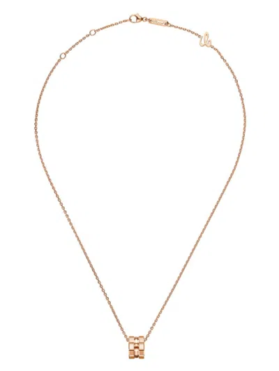 Chopard Ice Cube Pendant Necklace In 粉色