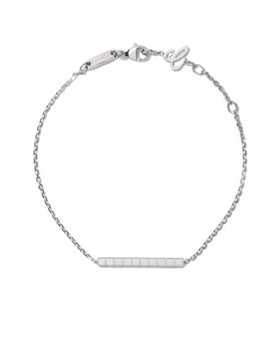Chopard 18kt White Gold Ice Cube Pure Bracelet In Gray