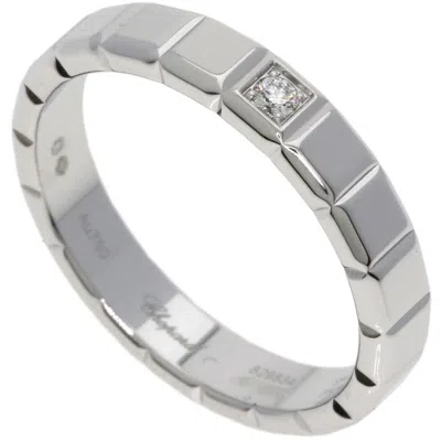 Pre-owned Chopard Ice Cube White Gold (18k) Band Ring ()