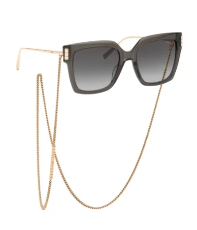 Pre-owned Chopard Ikch353 0840 Grigio Trasparente 54/19/135 Woman Sunglasses In Grey