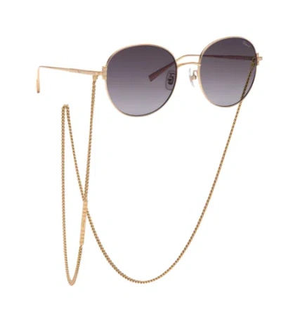 Pre-owned Chopard Ikchl03 0300 Oro Rose' Lucido Totale 57/19/135 Women's Sunglasses