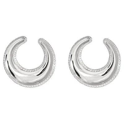 Pre-owned Chopard - Imperial Earrings In White Gold And Diamonds