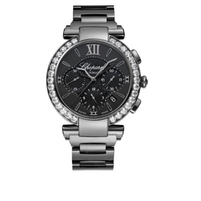 Chopard Imperiale Chronograph Automatic Diamond Black Dial Unisex Watch 388549-3006