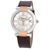 CHOPARD CHOPARD IMPERIALE MOTHER OF PEARL DIAL LEATHER LADIES WATCH 388532-6001-BR