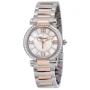 CHOPARD CHOPARD IMPERIALE MOTHER OF PEARL DIAL STEEL AND 18KT ROSE GOLD LADIES WATCH 388541-6004