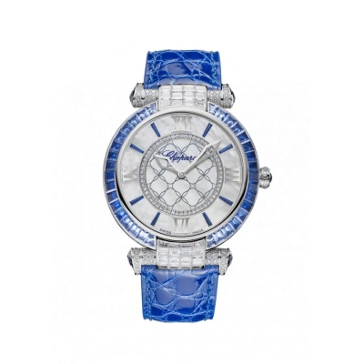 Chopard Imperiale Mother-of-pearl Diamonds Dial Ladies Watch 384239-1013 In Blue