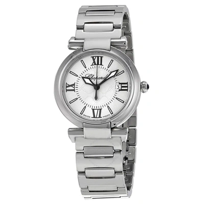 Chopard Imperiale Silver Dial Stainless Steel Ladies Watch 388541-3002 In Metallic