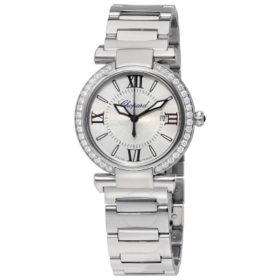 Chopard Imperiale Silver Dial Stainless Steel Ladies Watch 388541-3004 In Neutral