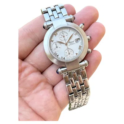 Pre-owned Chopard Imperiale Stainless Steel Chronograph Automatic Watch In Multi