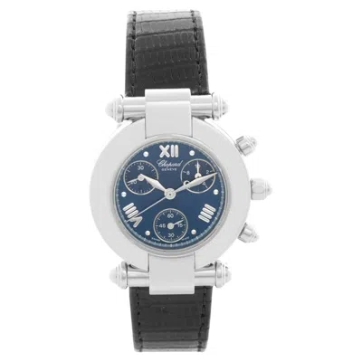 Pre-owned Chopard Imperiale Stainless Steel Ladies Chronograph Watch Ref. 388378 In Multi