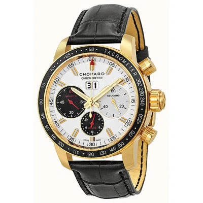 Chopard Jacky Ickx Edition V Chronograph Automatic Silver Dial Men's Watch 161286-5001 In Black