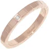 Chopard K18pg Diamond Ice Cube Ring In Silver