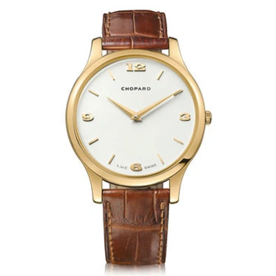 Chopard L.u.c Classic Xp White Dial Rose Gold Men's Watch 161902-5001