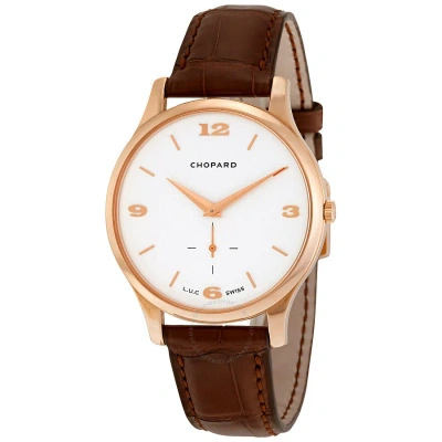 Chopard L.u.c Xps Automatic 18 Kt Rose Gold Men's Watch 161920-5001 In Brown