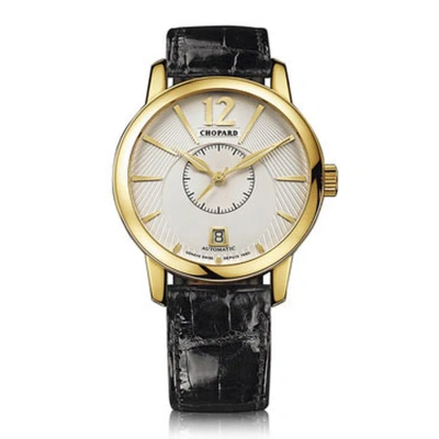 Chopard L.u.c. Classic Twin Automatic 18 Kt Yellow Gold Men's Watch 161880-0001 In Black