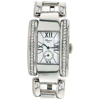 Pre-owned Chopard La Strada Ladies In Steel With Partial Diamond On Bezel In Multi