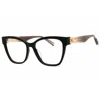 Chopard Ladies Black Rectangular Eyeglass Frames Vch379m