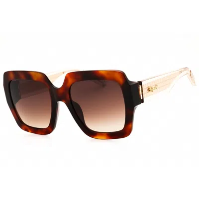 Chopard Ladies Brown Oversized Sunglasses Sch363m In ["brown"]