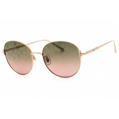 Chopard Ladies Gold Tone Round Sunglasses Schl03m In ["gold Tone"]