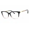 Chopard Ladies Purple Rectangular Eyeglass Frames Vch333w In Multi