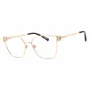 Chopard Ladies Rose Gold Tone Rectangular Eyeglass Frames Vchl58m In Gold