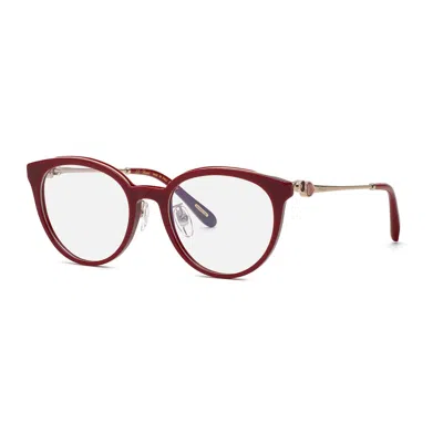 Chopard Ladies' Spectacle Frame  Vch331s5309fh  53 Mm Gbby2 In Burgundy