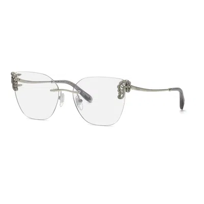 Chopard Ladies' Spectacle Frame  Vchg04s56579y  56 Mm Gbby2 In Metallic