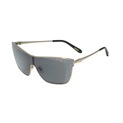 Chopard Brown Metal Sunglasses In Black