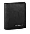 Chopard Leather Classic Folded Card Holder In Black
