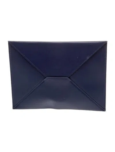 Pre-owned Chopard Leather Clutch In Blue