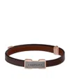 Chopard Leather Heritage Bracelet In Black