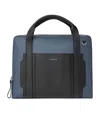 Chopard Leather Heritage Briefcase In Blue