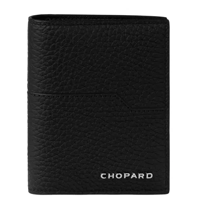 Chopard Leather Heritage Card Holder In Black