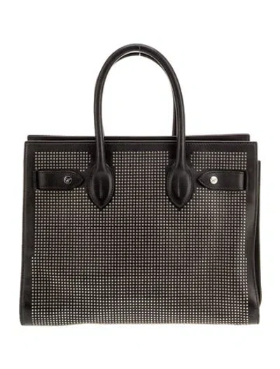 Pre-owned Chopard Leather Top Handle Bag In Black