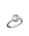 Chopard White Gold And Diamond Happy Diamonds Icons Ring In Gray