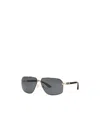 Chopard Logo Sunglasses In Gray