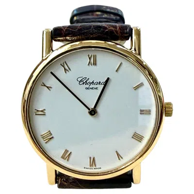 Pre-owned Chopard Luc 18k Yellow Gold Geneve Classic 18 Jewel Manual Watch